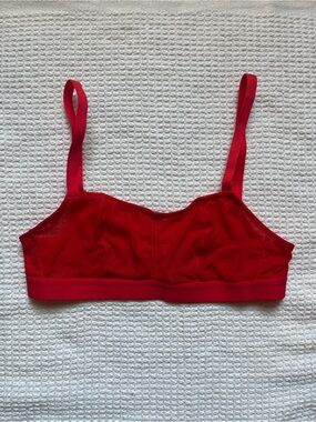 Lively Red Wireless Bralette
